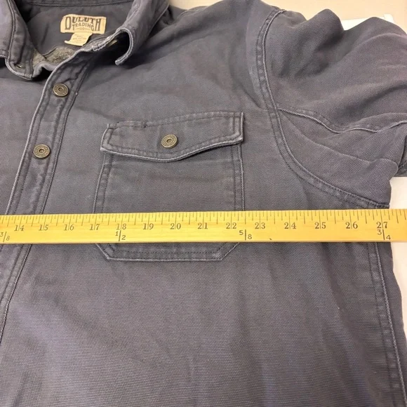 Duluth Trading Fleece Lined Canvas Workwear Jacket Heavy Men’s Size XL-Tall - Picture 9 of 11